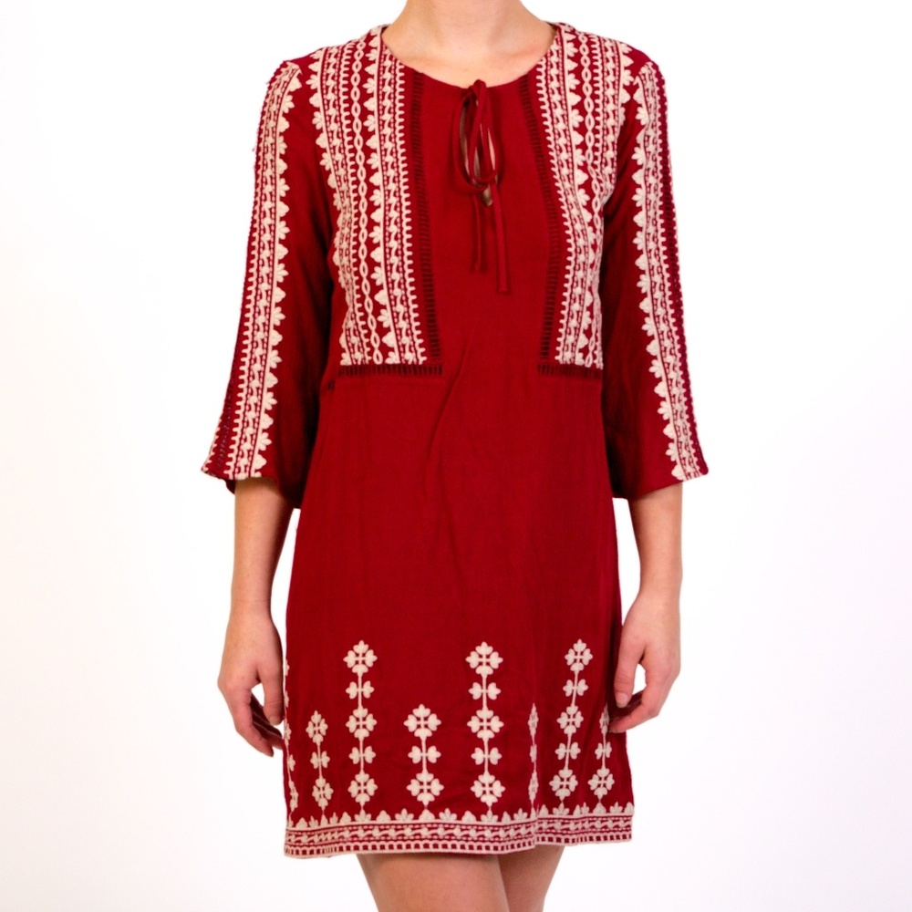 ANTHROPOLOGIE Alya Boho Shift Dress
